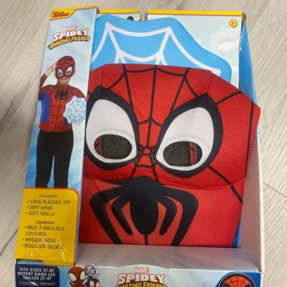 Marvel Spidey Kids Costume - Red and Black - Picture 7 of 7